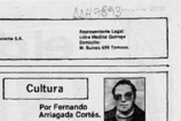 De libros y autores  [artículo] Fernando Arriagada Cortés.