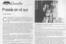 Poesía en el sur