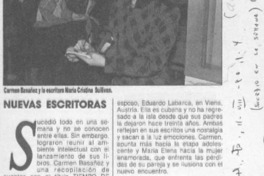 Nuevas escritoras