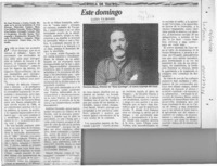 Este domingo  [artículo] Luisa Ulibarri.