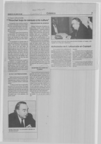 Enrique Lafourcade, "Pinochet trajo la censura a la cultura"