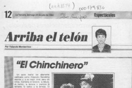 "El Chinchinero"  [artículo] Yolanda Montecinos.