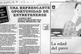 Una refrescante oportunidad de entretenerse  [artículo] Ernesto Livacic Gazzano.