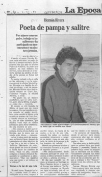 Poeta de pampa y salitre  [artículo] Maura Brescia.