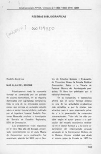 Más allá del bosque  [artículo] Hernán Cárdenas.