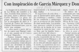 Con inspiración de García Márquez y Donoso  [artículo].
