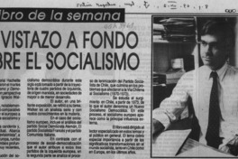 Un Vistazo a fondo sobre el socialismo  [artículo].