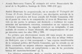 El triángulo del terror  [artículo] Cristián Garay Vera.