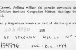 Política militar del Partido Comunista de Chile  [artículo] Cristián Garay Vera.