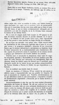 Crónica de un rescate, Chile 1973-1988  [artículo] C. B.