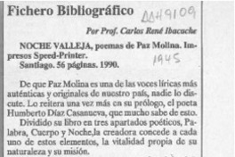 Fichero bibliográfico  [artículo] Carlos René Ibacache.
