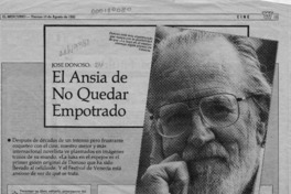 El ansia de no quedar empotrado  [artículo] A. Fuguet.