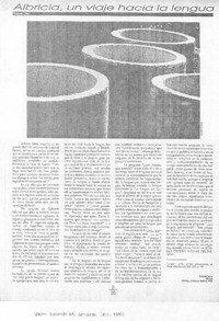 Albricia, un viaje hacia la lengua