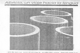 Albricia, un viaje hacia la lengua