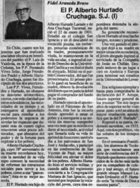 El p. Alberto Hurtado Cruchaga. S. J.