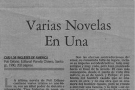 Varias novelas en una