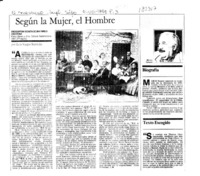 Según la mujer, el hombre  [artículo] Luis Vargas Saavedra.