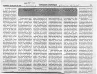 P. Neruda, vicisitud y fuerza creadora  [artículo] Quena Rebeca Ríos E.