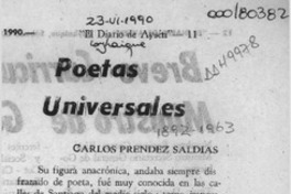 Poetas universales  [artículo].