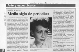 Medio siglo de periodista  [artículo].