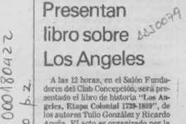 Presentan libro sobre Los Angeles
