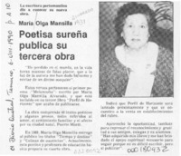 Poetisa sureña publica su tercera obra  [artículo].