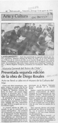 Presentada segunda edición de la obra de Diego Rosales