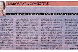 Terrorismo internacional