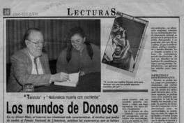 Los mundos de Donoso  [artículo] Héctor Véliz Meza.