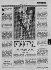 Estos poetas! --  [artículo].