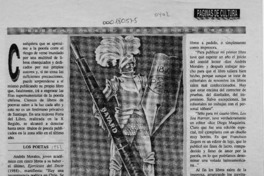 Estos poetas! --  [artículo].