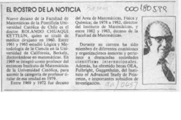 El Rostro de la noticia  [artículo].