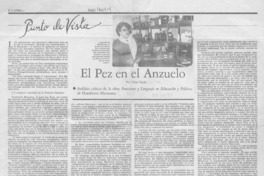 El pez en el anzuelo  [artículo] César Ojeda.