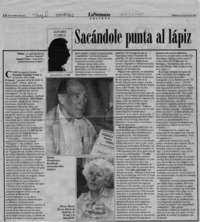 Sacándole punta al lápiz  [artículo] Luis Sánchez Latorre.