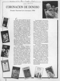 Coronación de Donoso  [artículo].