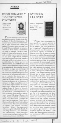 Un Stradivarius y 35 músicos para continuar  [artículo].