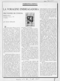 La vorágine embriagadora  [artículo] Javier Edwards.