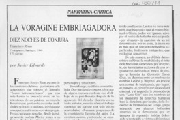 La vorágine embriagadora  [artículo] Javier Edwards.