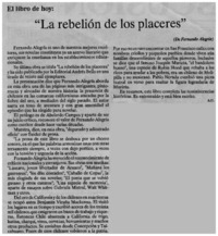 "La rebelión de los placeres"