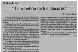 "La rebelión de los placeres"