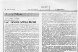Don Francisco Antonio Encina  [artículo] Oscar Guzmán Silva.