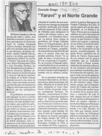 "Yaravi" y el Norte Grande  [artículo] Gonzalo Drago.