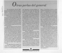 Otras perlas del general  [artículo].