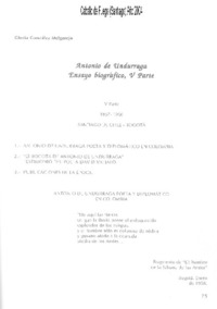 Antonio de Unsurraga, ensayo biográfico, 5a. parte