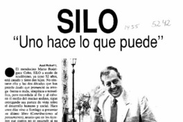 Silo "Uno hace lo que puede"  [artículo] Axel Pickett L.
