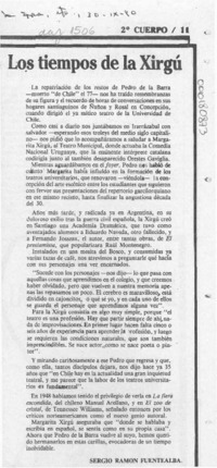 Los tiempos de la Xirgú  [artículo] Sergio Ramón Fuentealba.