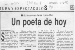 Un Poeta de hoy  [artículo] Nury Constenla.