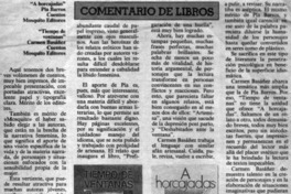 Comentario de libros