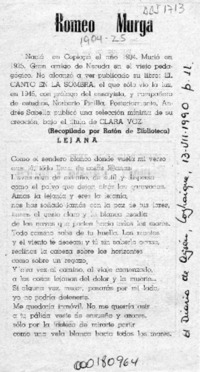 Romeo Murga  [artículo] Ratón de biblioteca.