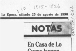 En casa de Lo Curro lanzan "Memorias de Pinochet"  [artículo].